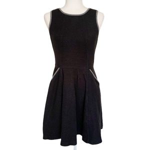 Club Monaco Emily Knit Sleeveless Dress Black - Size 00